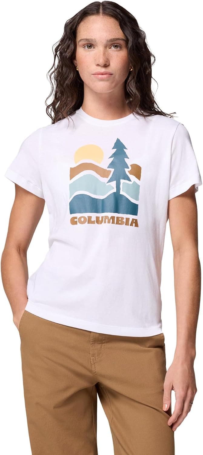 Columbia Ruby Springs Graphic Fitted Short Sleeve T-Shirt à Manches Courtes Femme (Lot de 1)