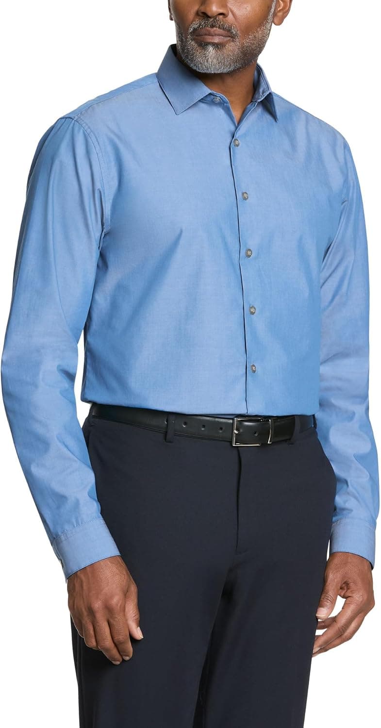 Kenneth Cole Unlisted Chemise habillée pour Homme Coupe ajustée