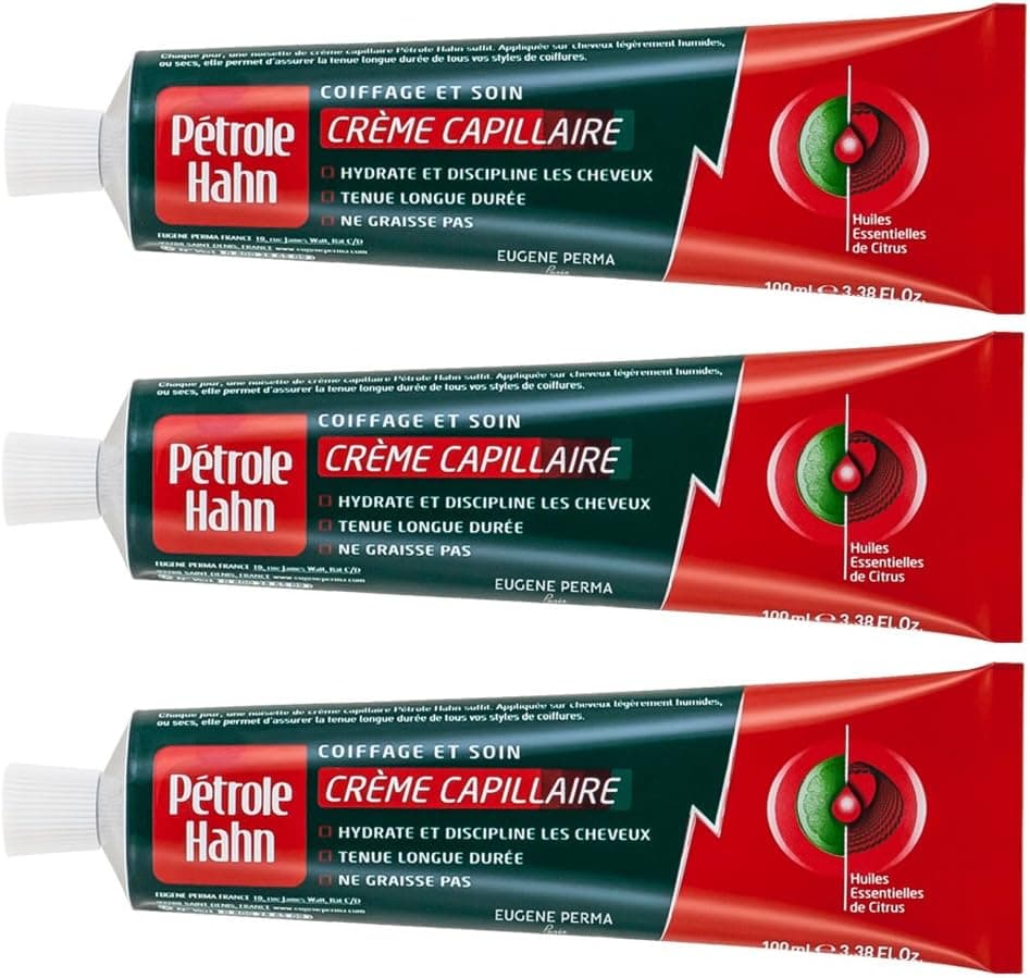 Pétrole Hahn - Crème de Coiffage - 100 ml - Lot de 3