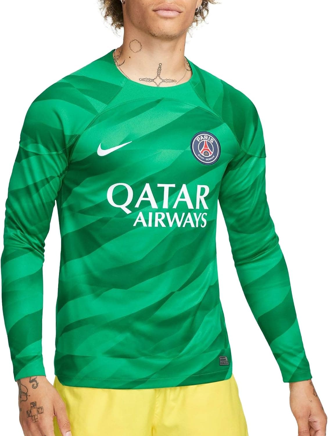 Nike PSG M NK DF Stad JSY Ls Gk Top Homme (Lot de 1)