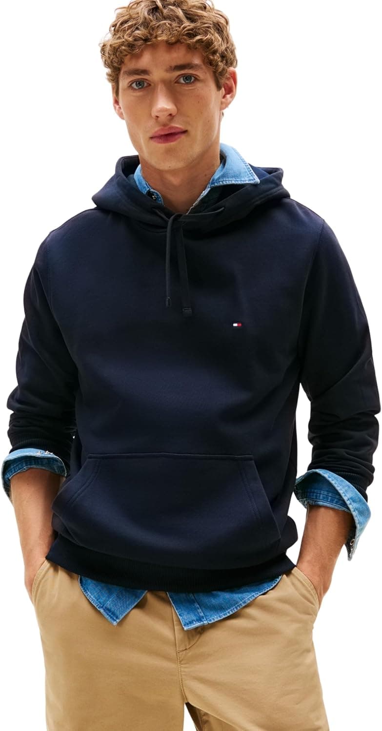 Tommy Hilfiger Essential Terry Hoody Mw0mw37235 Sweat à Capuche Homme
