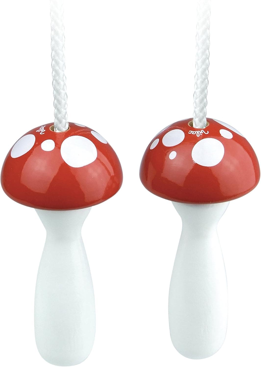 VILAC - Jeux et Jouets - Jeu de Plein Air - Corde à Sauter Amanite en bois laqué - Rouge - Activités Sportives - Jeu pour Enfants dès 5 ans - Fabriqué en France - 3024