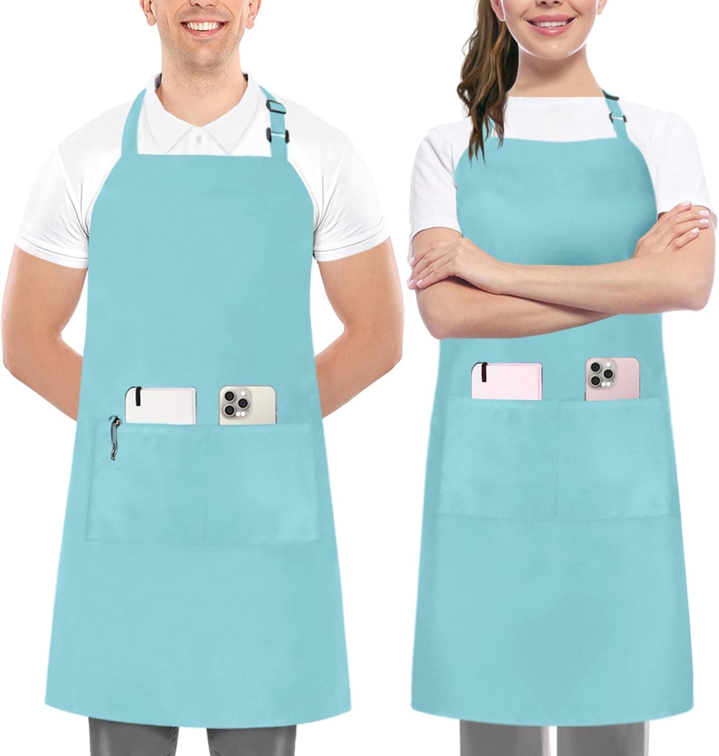 Utopia Kitchen Unisex Adjustable Bib Aprons Bib Apron (pack of 2)