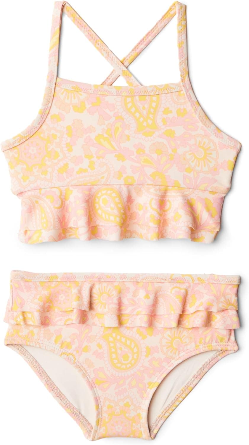 Amazon Essentials x Sofia Grainge Maillot de Bain Deux Pièces à Bretelles Entrecroisées Bébé fille