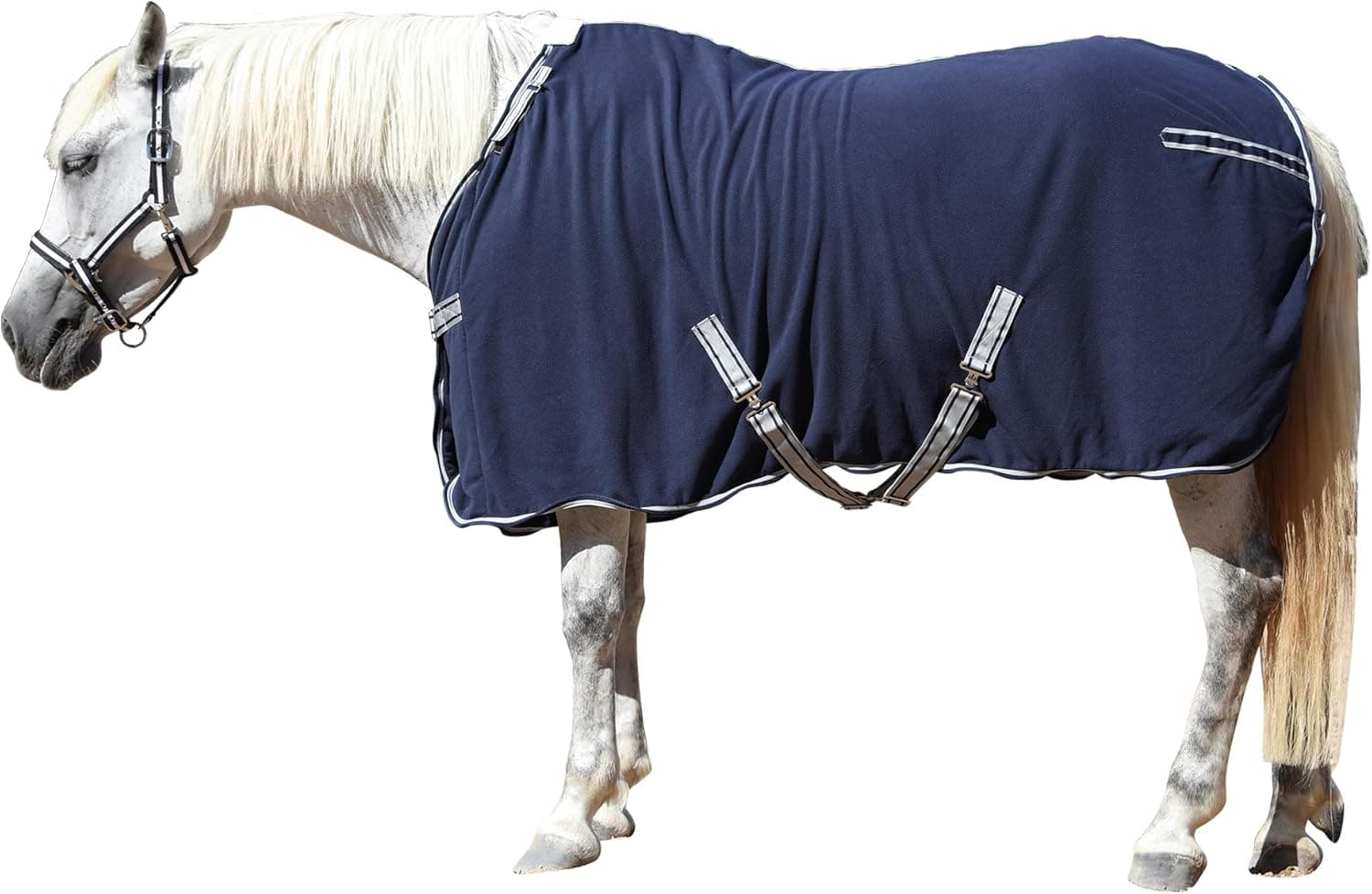 Couverture séchante pour cheval en polaire 300 g/m² – Respirante, absorbante & à séchage rapide, idéale après l’entraînement, la douche ou le transport