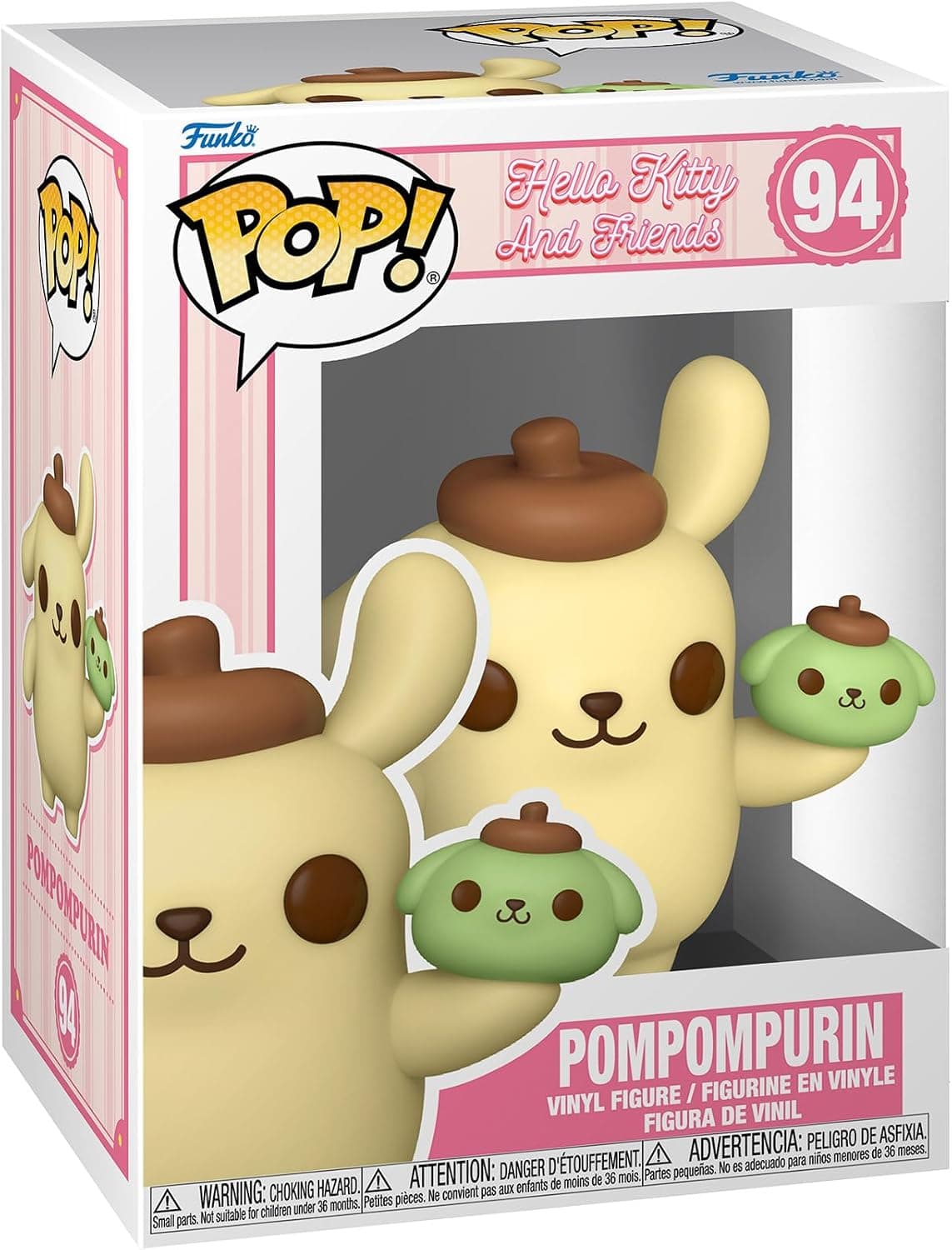 Funko Pop! Sanrio: Hello Kitty and Friends - Pompompurin - Figurine en Vinyle de Collection - Idée Cadeau - Produit Officiel - Jouets pour Enfants et Adultes - Figurine modèle pour collectionneurs