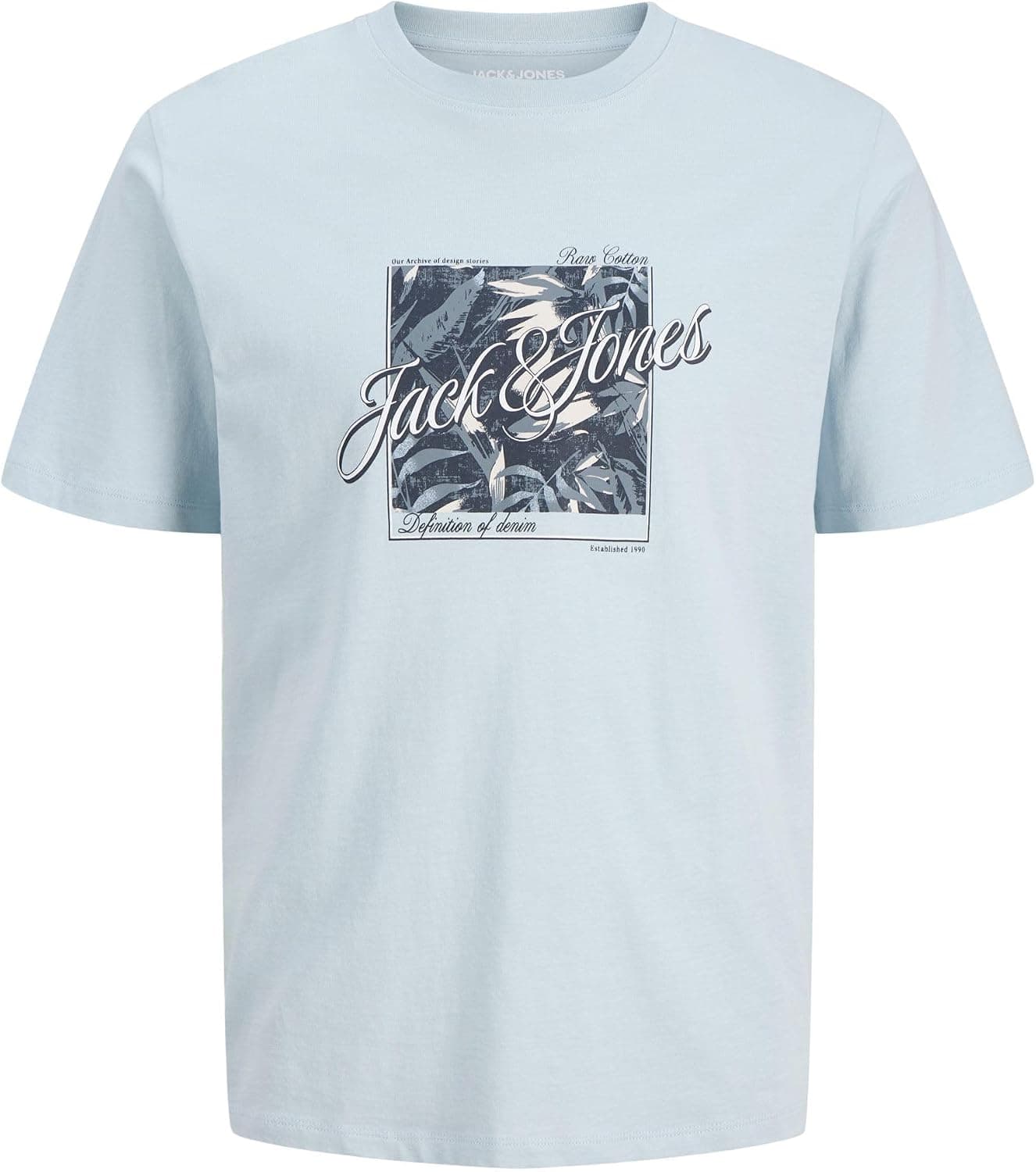 JACK & JONES Jjhonolulu Shape Tee SS Crew Neck Jjhonolulu Shape Tee SS Crew Neck Homme (Lot de 1)