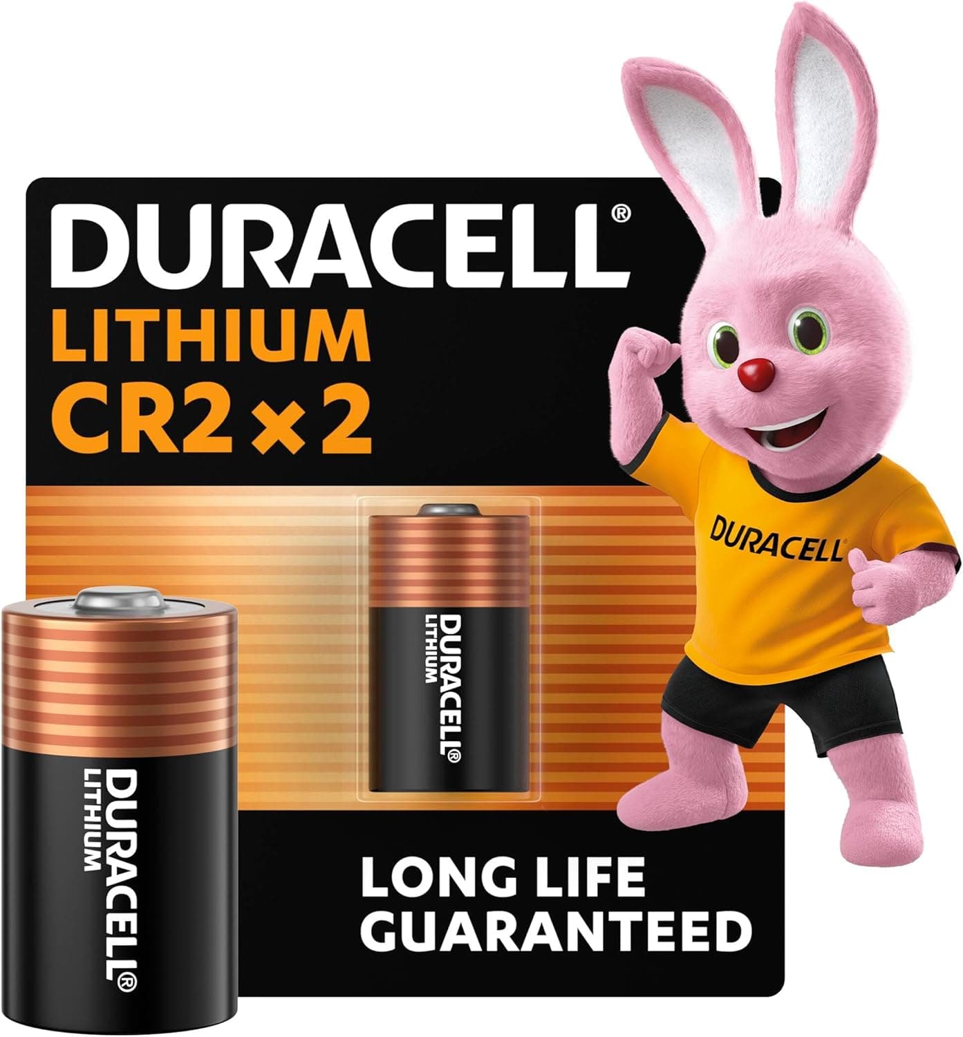 DURACELL CR2 Piles au Lithium Haute Puissance (Lot de 2) 3V, CR15H270 | Longue Durée - Pour Systèmes D'Alarme, Thermomètres, Éclairage LED et Appareils Électroniques - Conservation 10 Ans