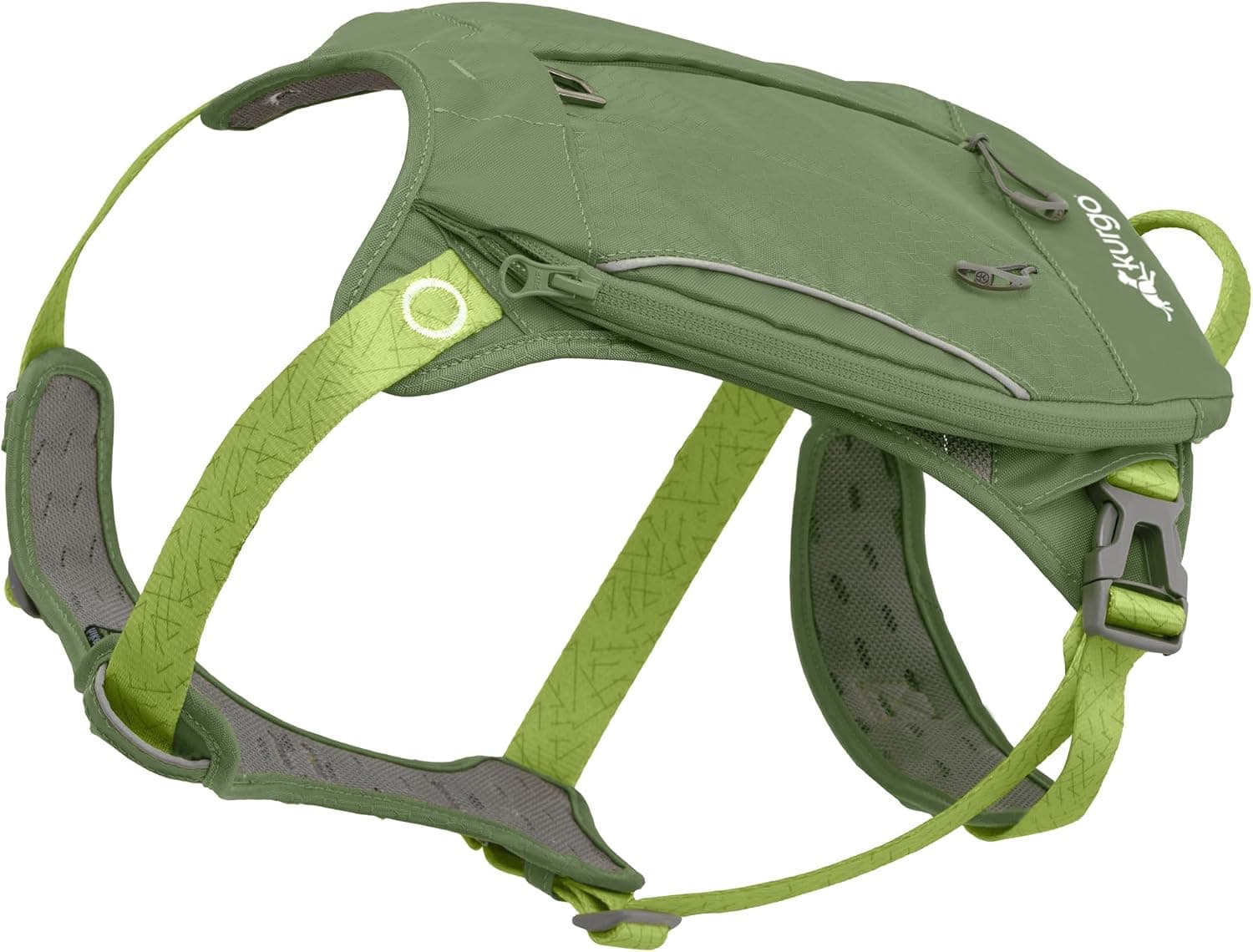 Kurgo Cascade Harnais Sac à Dos, Moyen, Vert