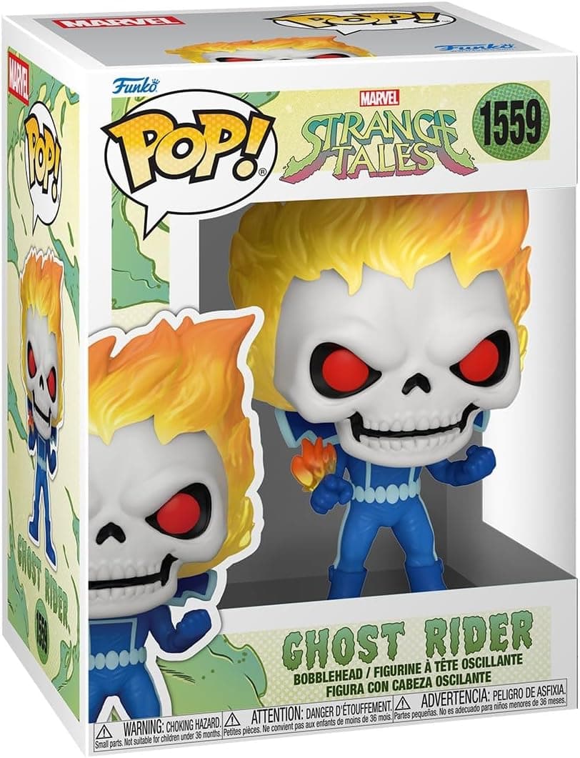 Funko Pop! Marvel: Strange Tales – Ghost Rider - Marvel Comics- Figurine en Vinyle à Collectionner - Idée de Cadeau - Produits Officiels