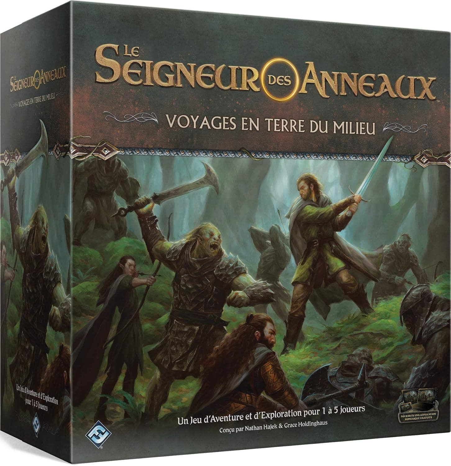 Asmodee - LE SEIGNEUR DES ANNEAUX : Voyages En Terre Du Milieu