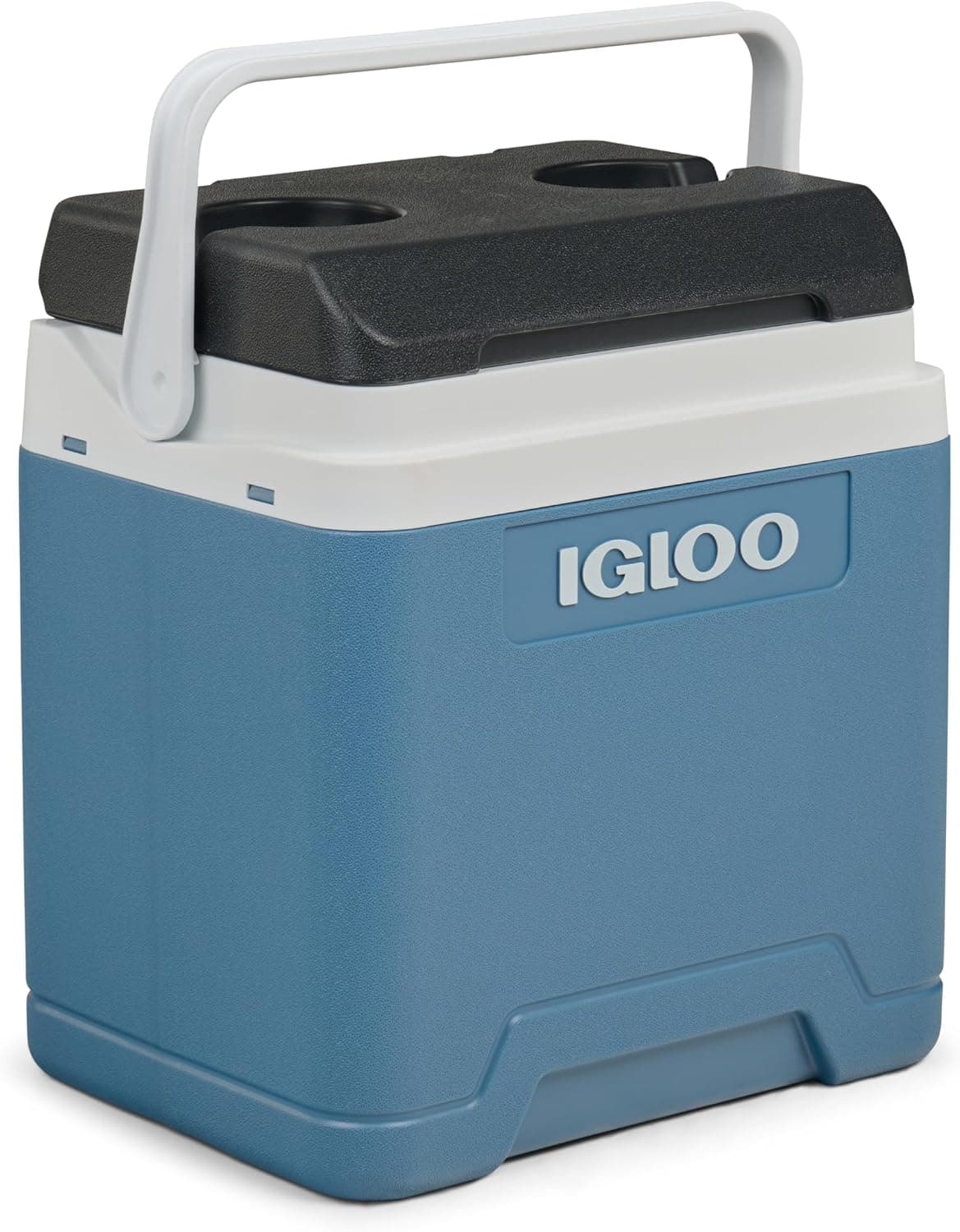 IGLOO IP27 Glacière 27L – Grande glacière Passive Bleu Clair, légère, Robuste et Portable, idéale pour Camping, Travail, Pique‑Nique, Outdoor, Boissons et Snacks – Isolation sans électricité