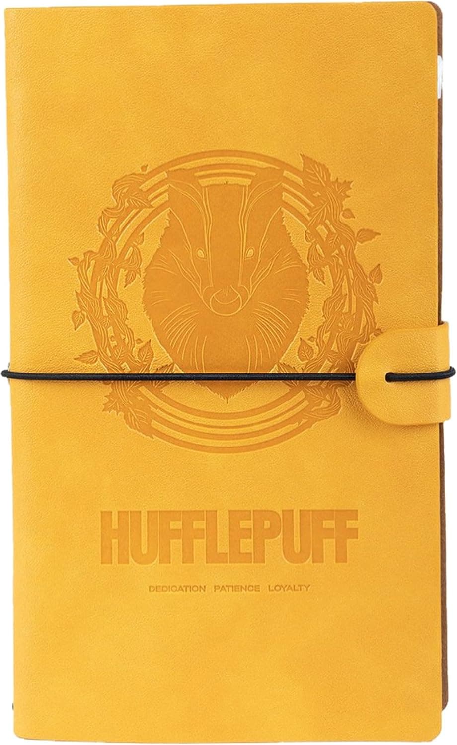 Grupo Erik - Ensemble Carnet de Voyage Harry Potter Poufsouffle - Carnet de Notes 2 en 1 - Notebook Simili Cuir