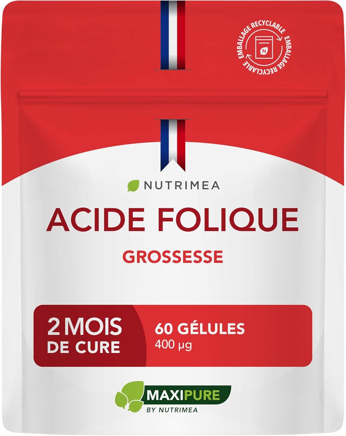 Acide Folique | Vitamine B9 | Complément Alimentaire Pour Femme Enceinte