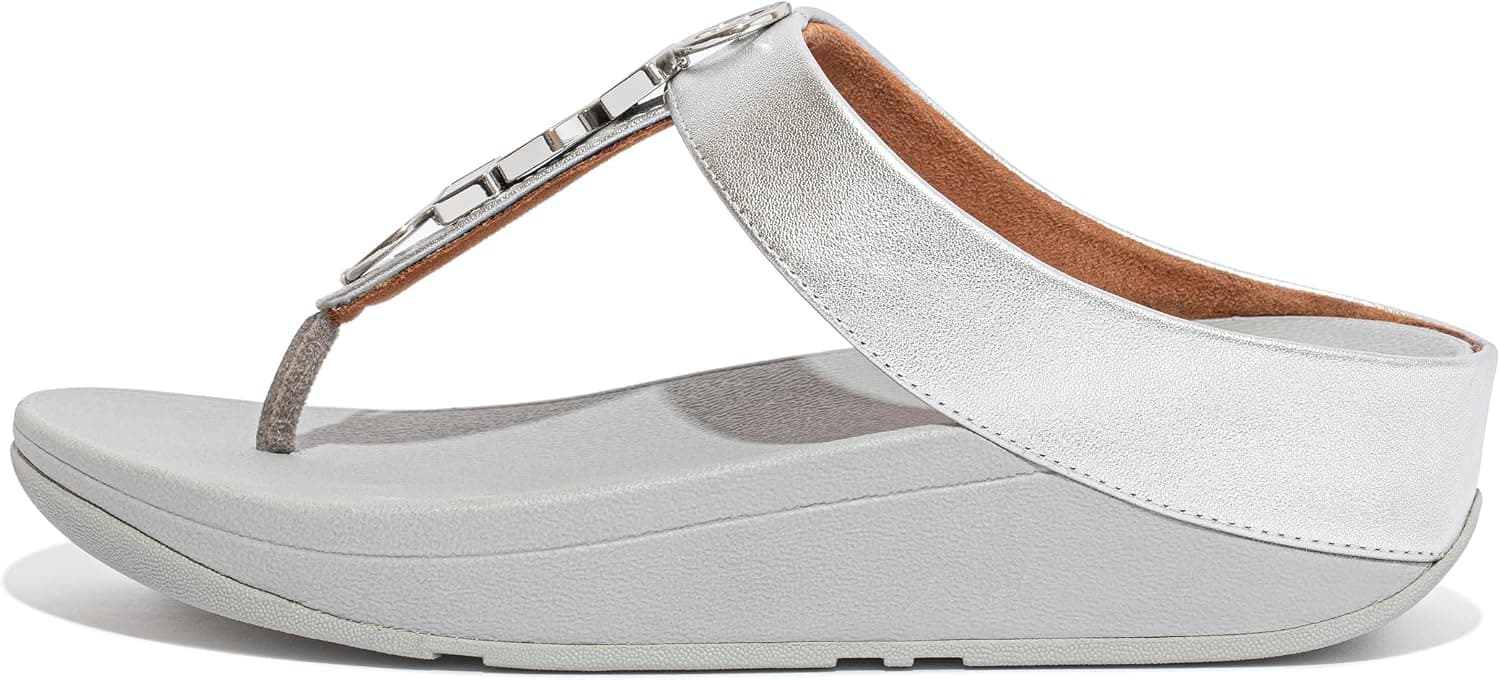 Fitflop Fino Stone Trim Toe-post Sandals SandaleFemme
