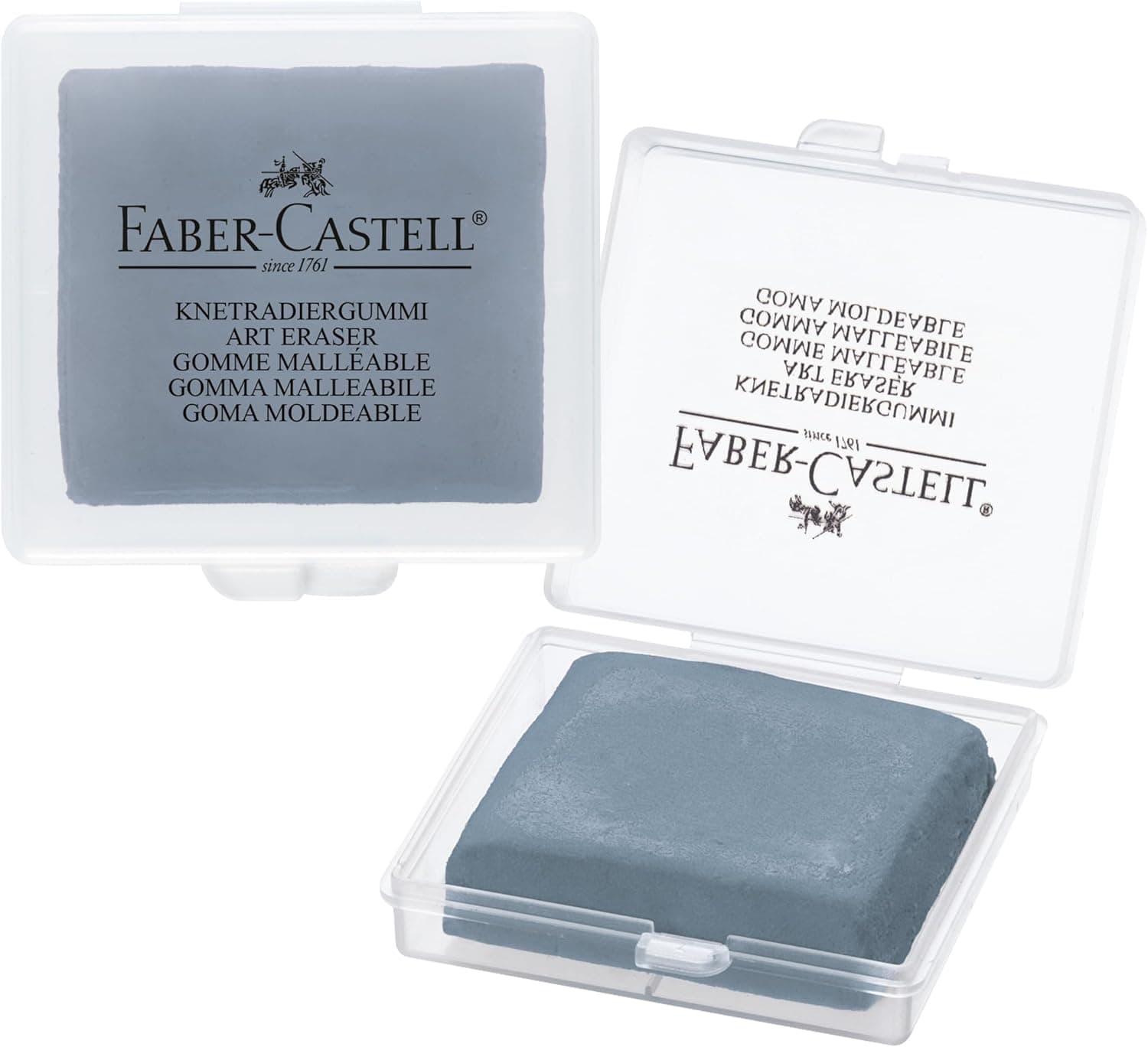 FABER-CASTELL Gomme modélable mie de pain Art Eraser grise