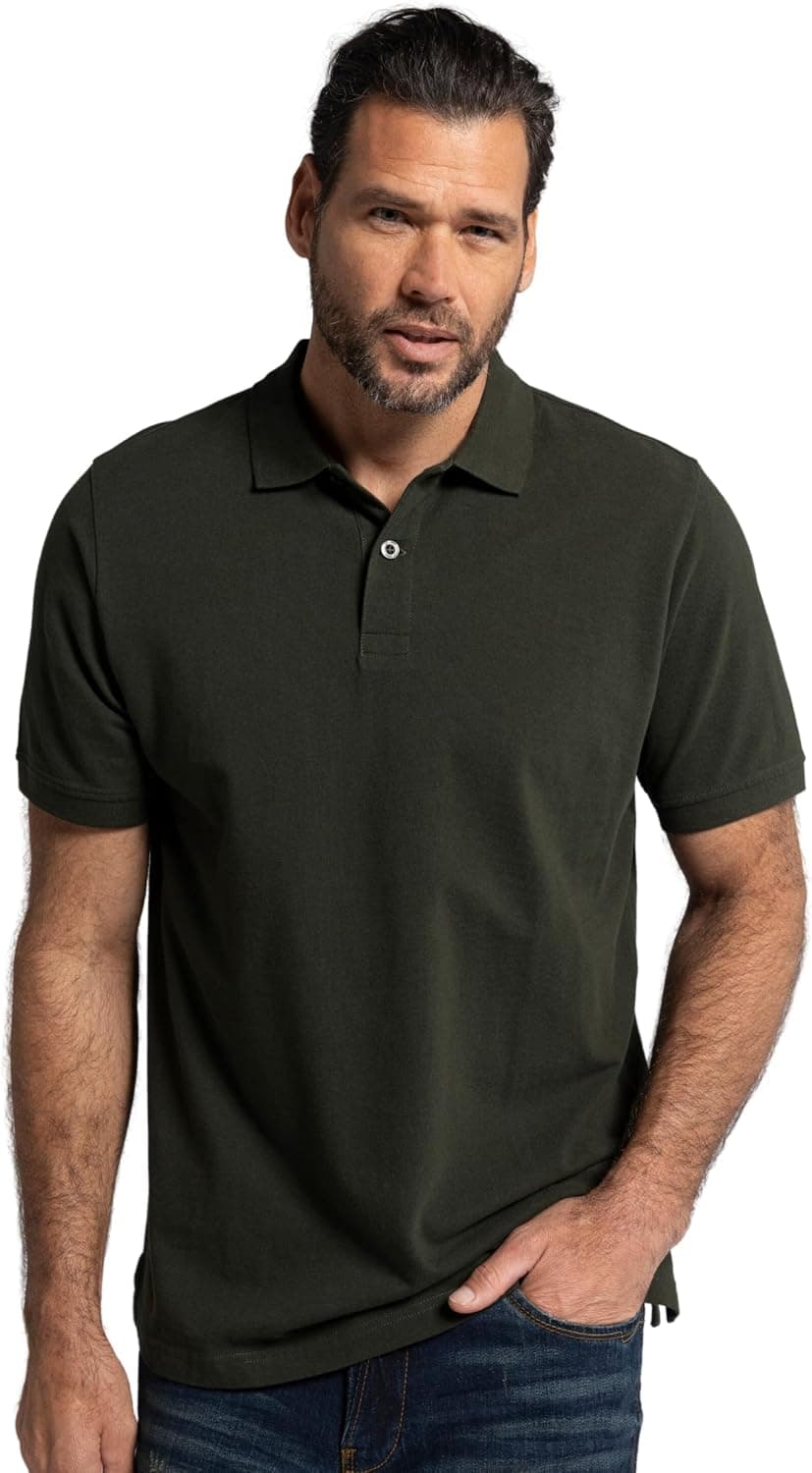 JP 1880 Hommes Grandes Tailles L-8XL Polo en piqué, Manches Courtes, Collection Basic 702560