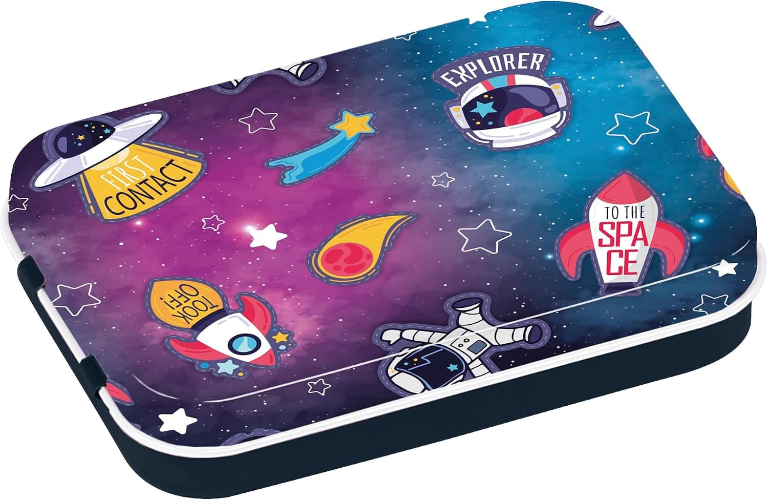 Viquel - Boite à bons points Espace - Boite métallique pour enfant