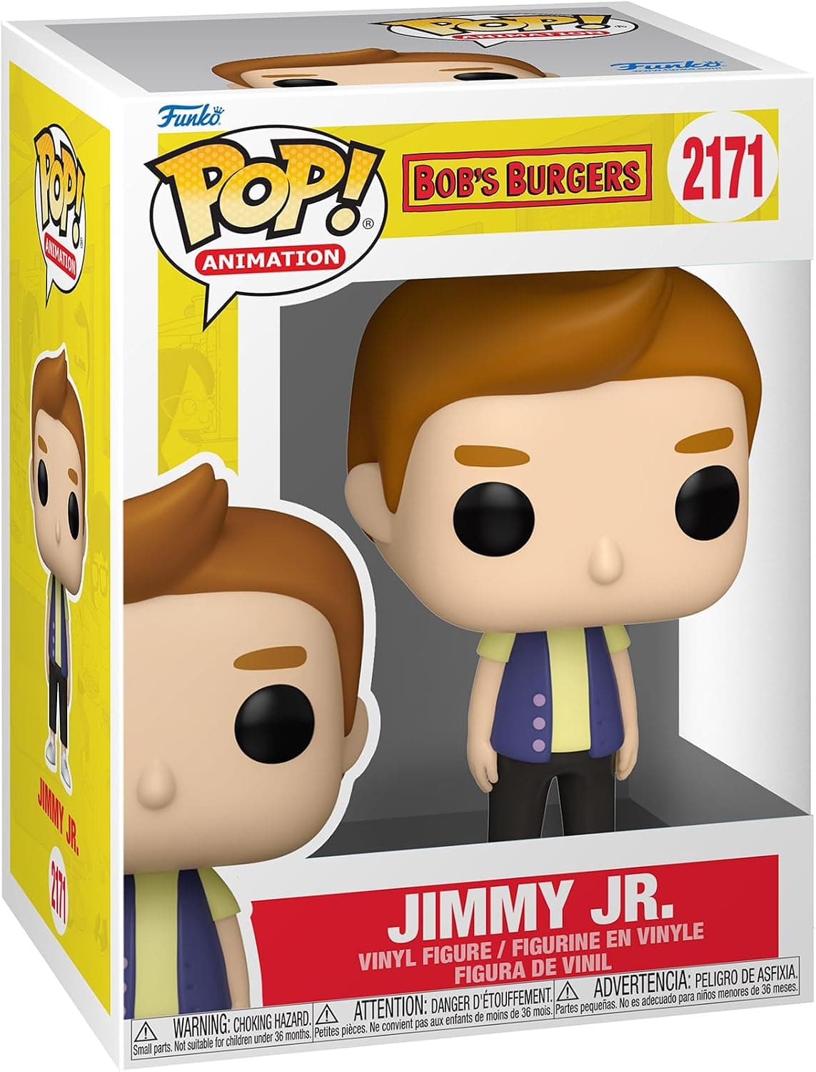 Funko - Pop TV: Bob's Burgers, Jimmy Jr., Figurine en Vinyle à Collectionner, Idée de Cadeau, Produits Officiels, Cartoon Fans