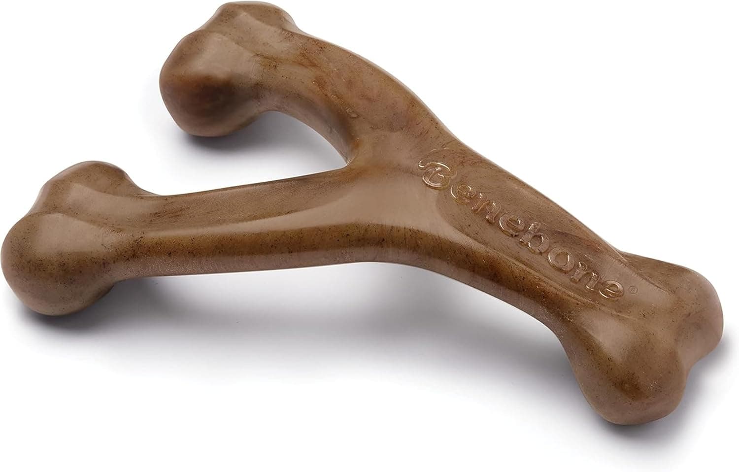 Benebone Jouet à mâcher Indestructible pour Chiens agressifs, Durable et résistant, véritable saveur Bacon, pour Grands Chiens, fabriqué aux États-Unis.