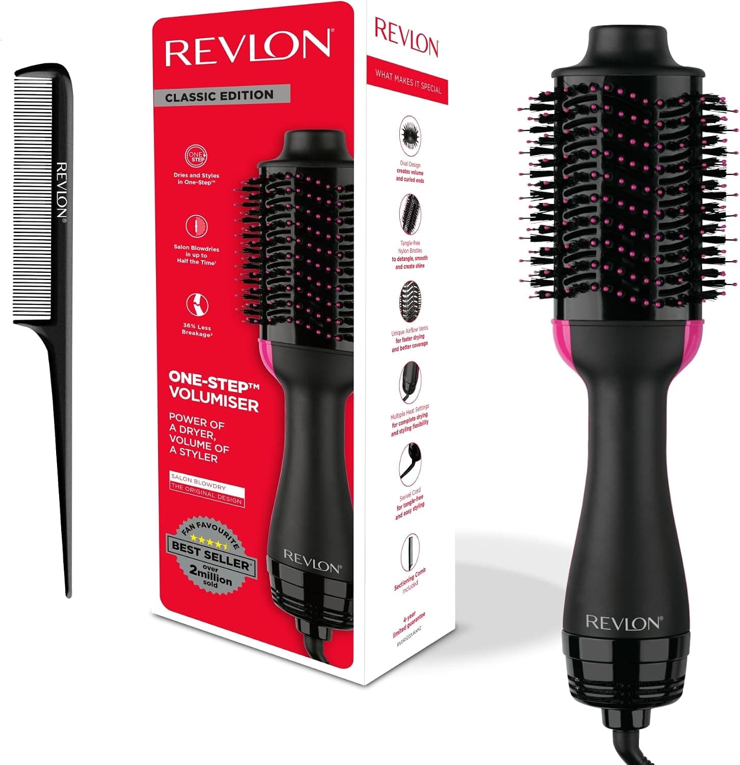 Revlon Sèche-cheveux volumisant Salon One-step - RVDR5222AMZ