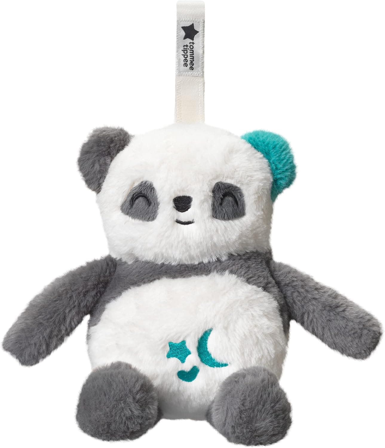 Tommee Tippee Aide au Sommeil Sonore et Lumineuse de Luxe pour Bébés et Jeunes Enfants avec CrySensor, PippoPanda, 6 Sons Apaisants et une Veilleuse, Rechargeable par USB et Lavable en Machine