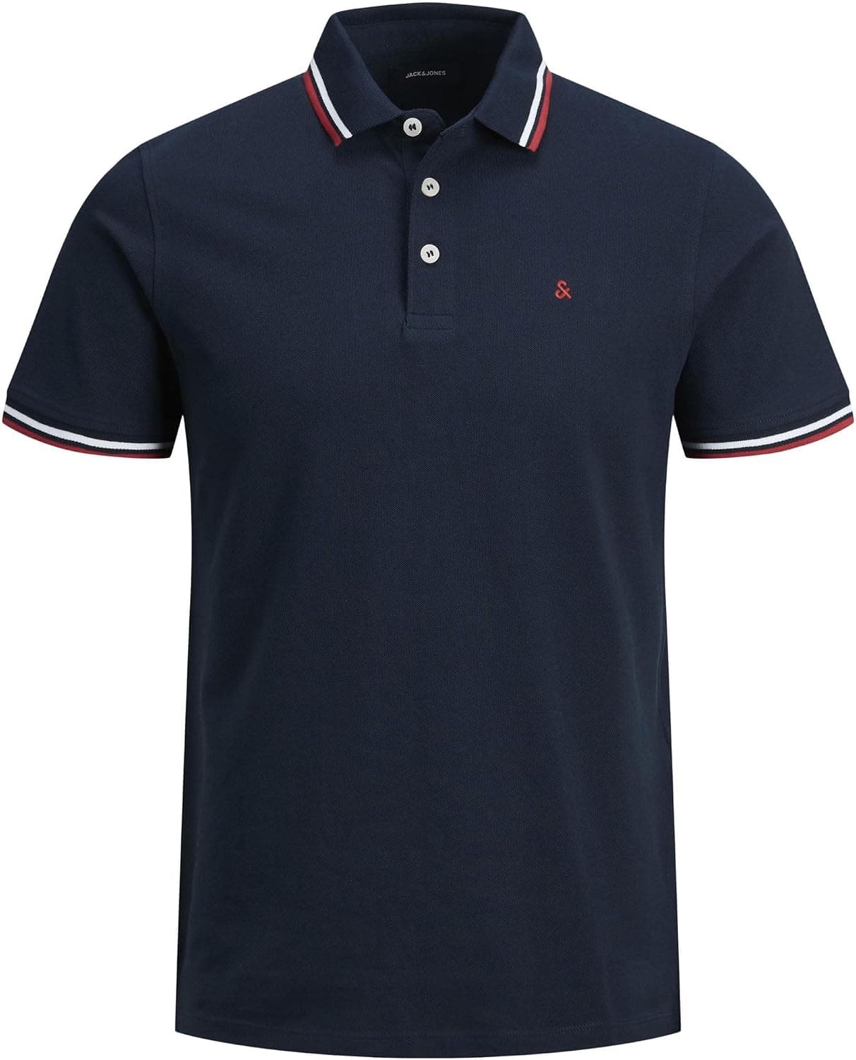 JACK & JONES Jjepaulos Polo Ss Noos Homme Polo, Marine Blazer, M