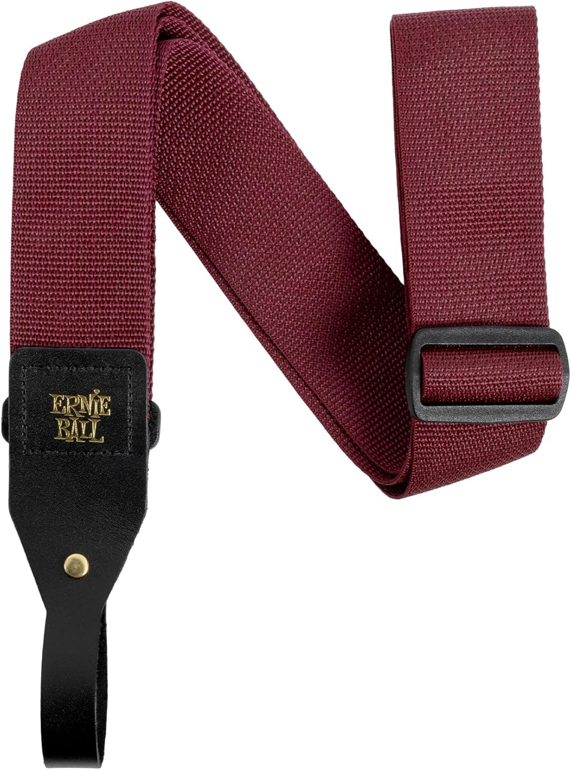 Ernie Ball sangle de guitare acoustique en polypropylène, Bordeaux