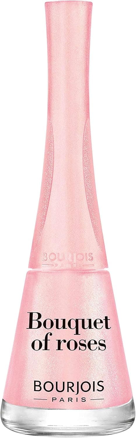 BOURJOIS - Vernis À Ongles 1 Seconde 13 Bouquet Of Roses - Séchage Rapide En 50 Secondes - Pinceau Panoramique Anti Débordement - Application Facile - Couleur Intense - 9 ml
