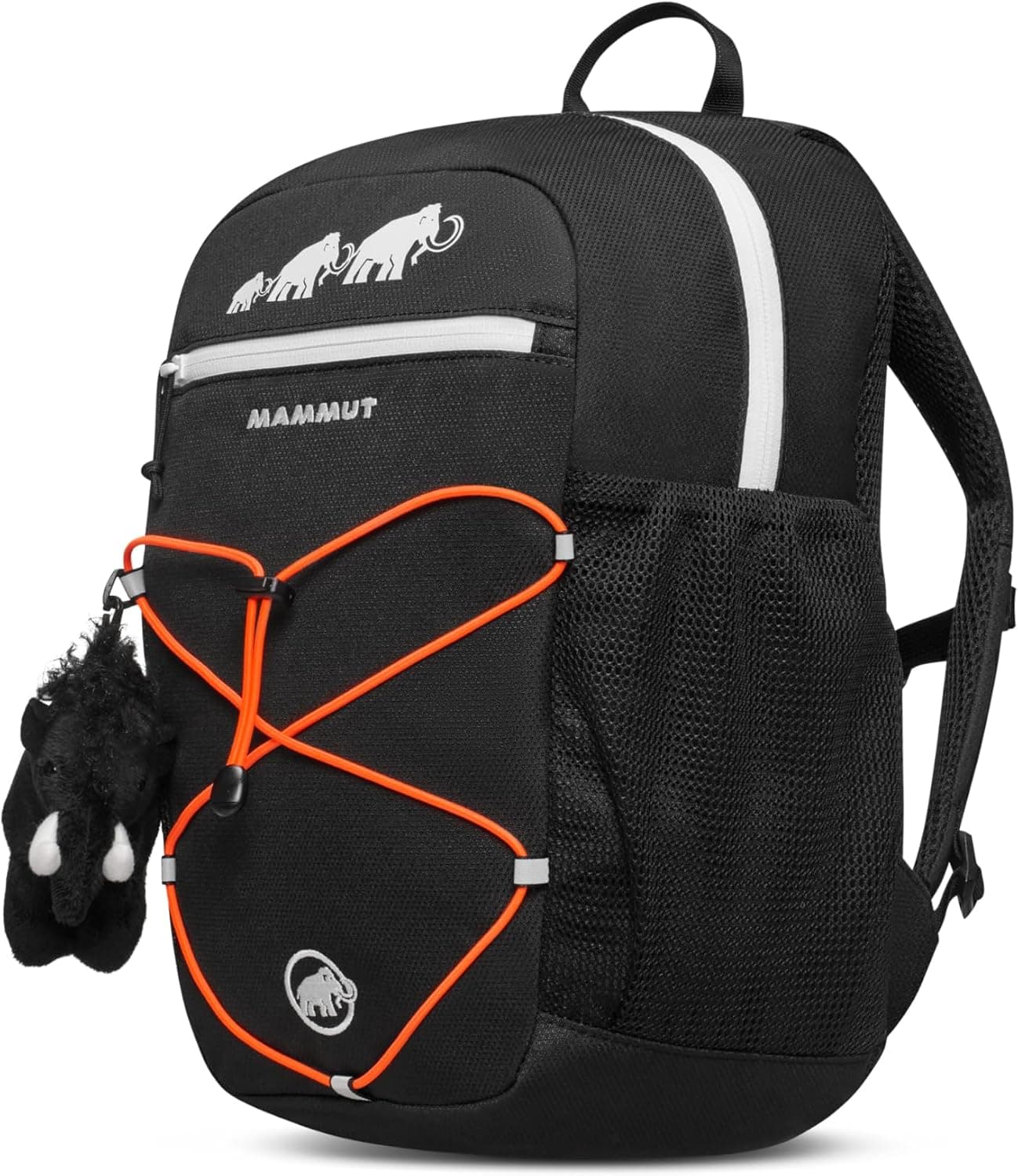 Mammut First Zip 4 | Sac à Dos de randonnée pour Filles et garçons, de 2 à 9 Ans, avec Peluche Mignonne, 4 l, Noir