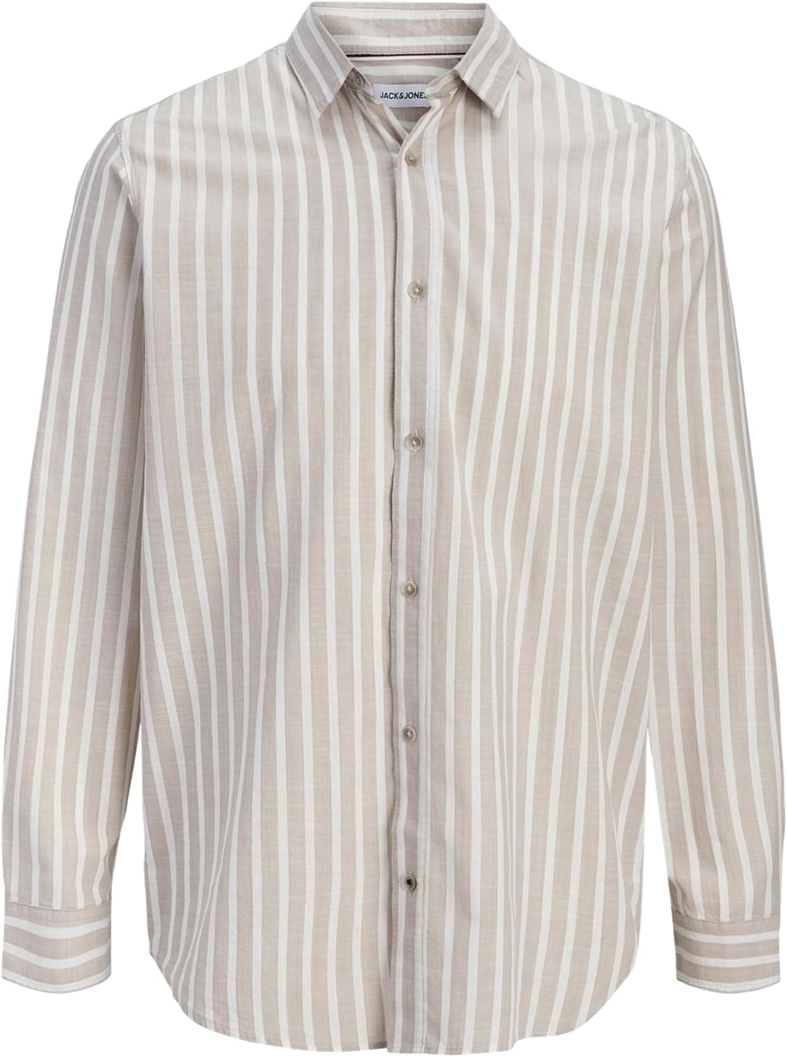 JACK & JONES Ls Jjhenry Mix Slub T-Shirt Taille L Homme