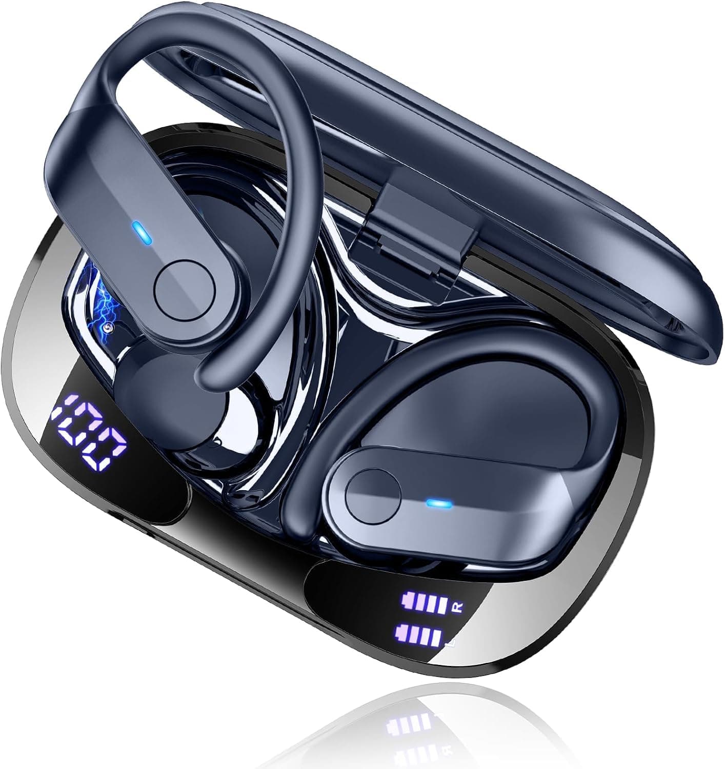 Ltinist Ecouteurs Bluetooth sans Fil Sport,Ecouteurs sans Fil 70H Autonomie