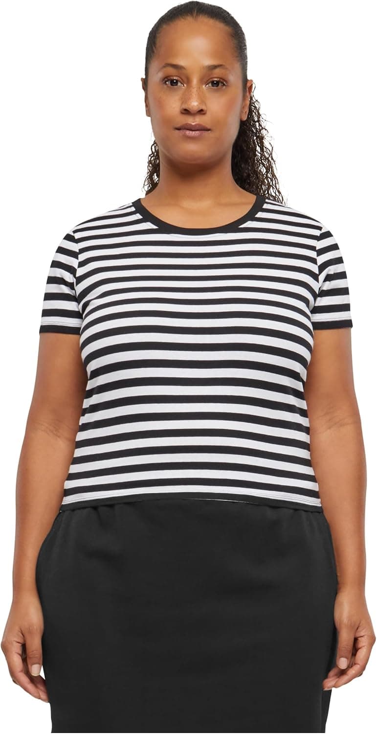 Urban Classics T-Shirt À Rayures pour Femme T-Shirt Femme