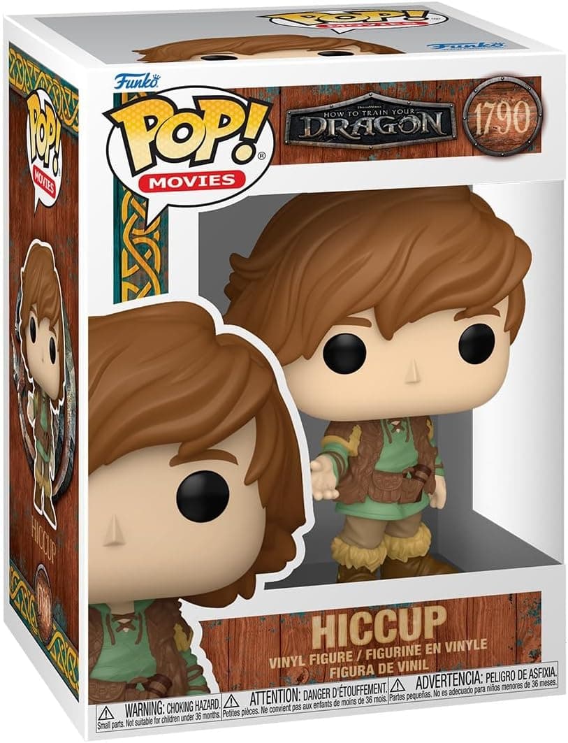 Funko Pop! Movies: How to Train Your Dragon Live Action - Hiccup - Figurine en Vinyle à Collectionner - Idée de Cadeau - Produits Officiels - Jouets pour Les Enfants et Adultes - Movies Fans
