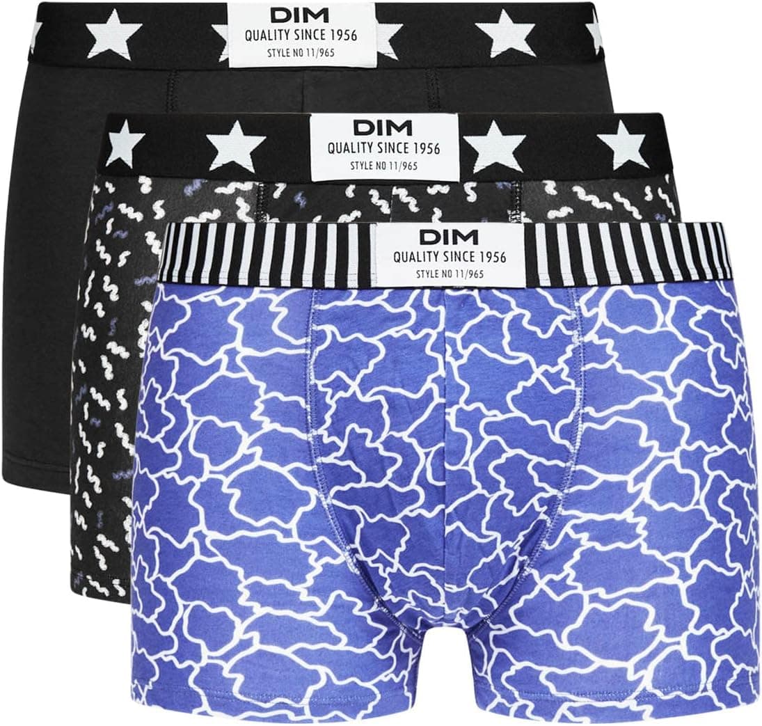 Dim Boxer Homme Vibes Coton Stretch x3