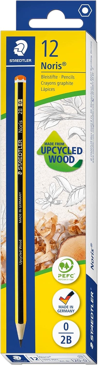 Staedtler Noris 120 Crayon graphite 2B - Lot de 12