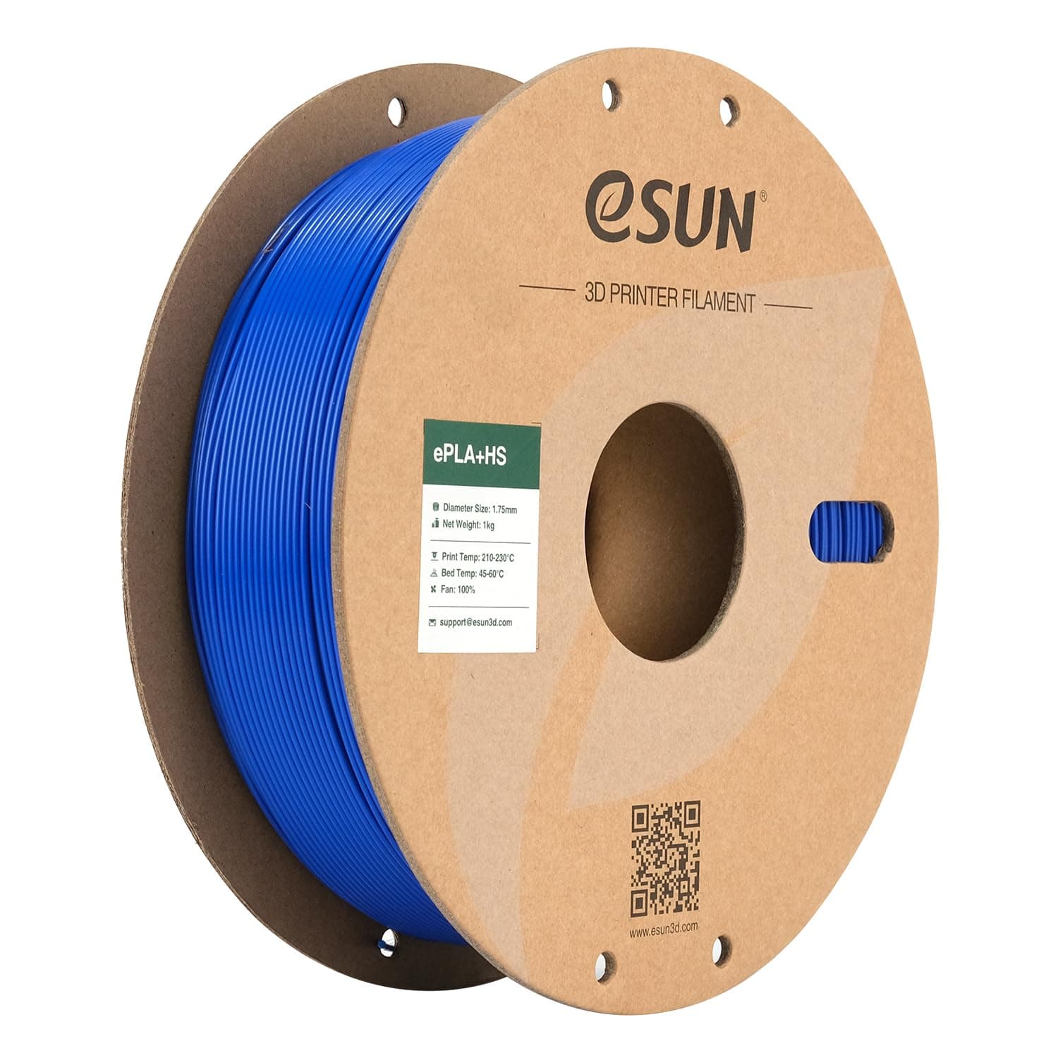 eSUN ePLA+HS Filament 1.75mm 1KG pour 3D Imprimante Haute Vitesse,Bleu