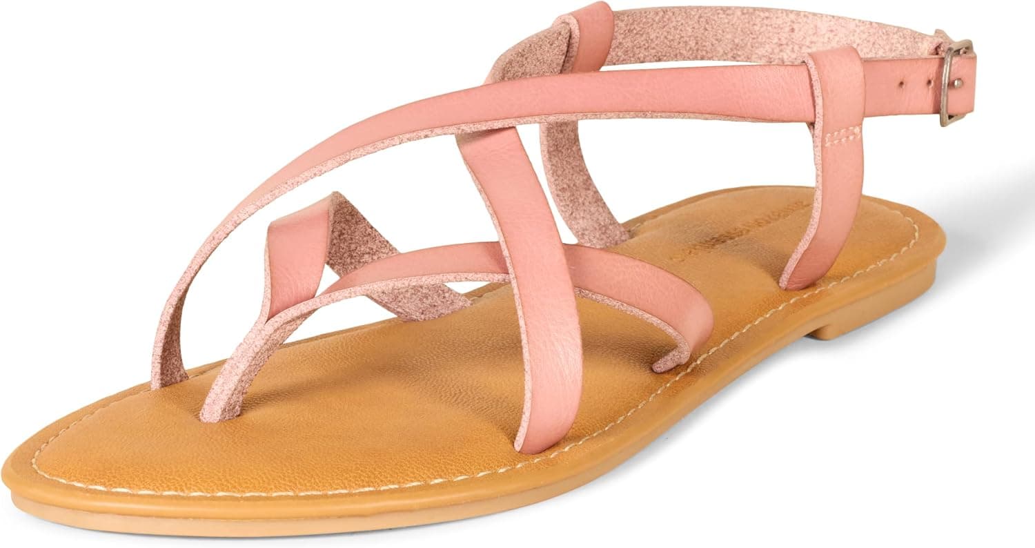 Amazon Essentials Femme Sandales à Lanières Décontractées