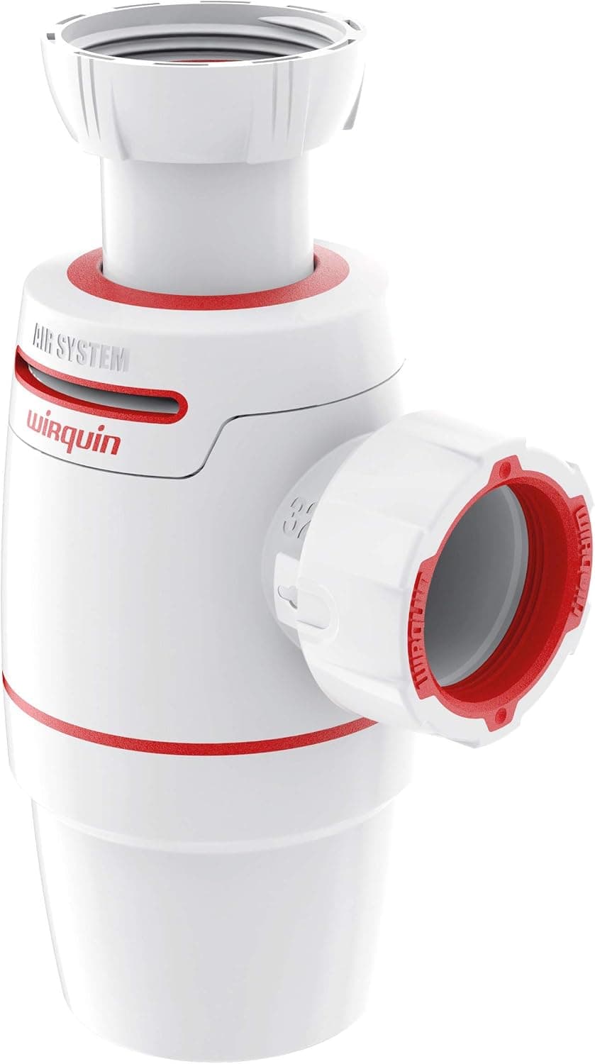 Wirquin 30722158 Siphon Lavabo Néo Air Ø32 mm sans Prise Machine à Laver