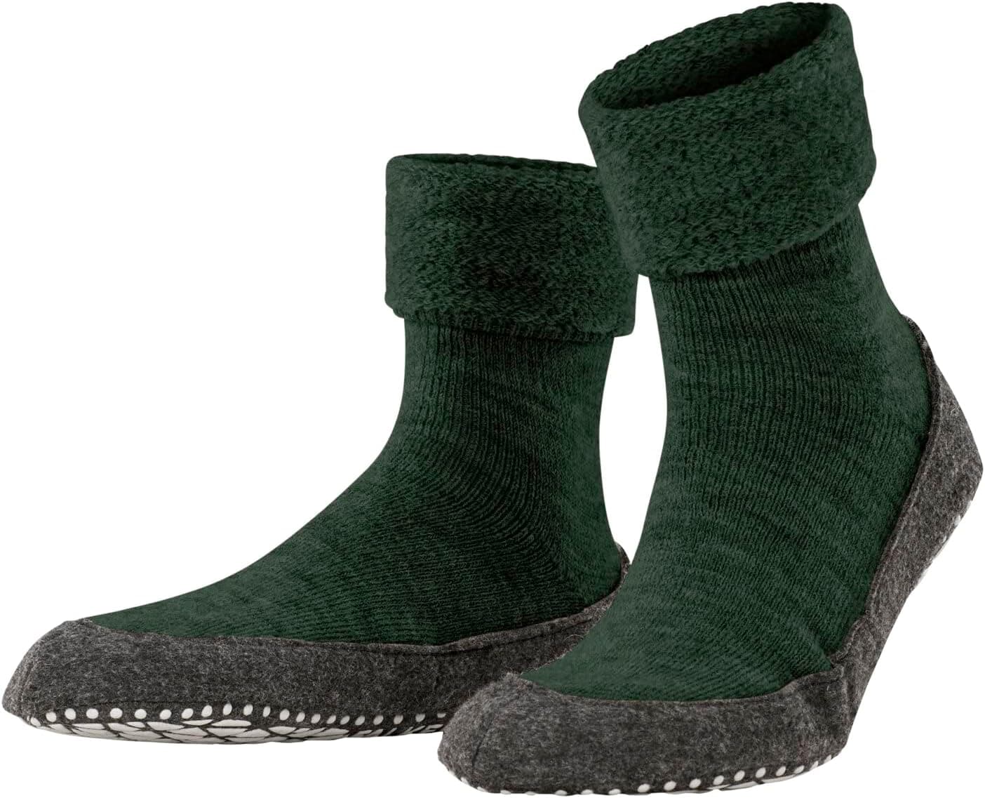 FALKE homme Cosyshoe chaussons chaussettes picots antidérapants sur la semelle feutre meilleure adhérence épais chauds respirants régulation climatique anti-odeur laine 1 paire