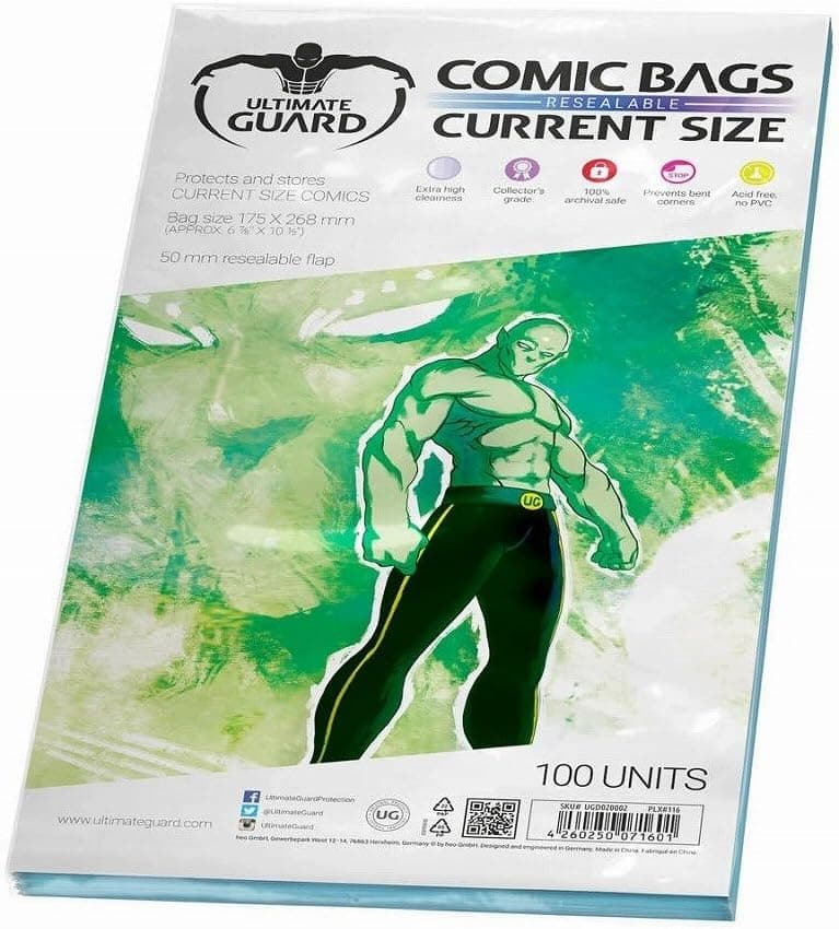 Sacs de Comic refermables (Set de 100)