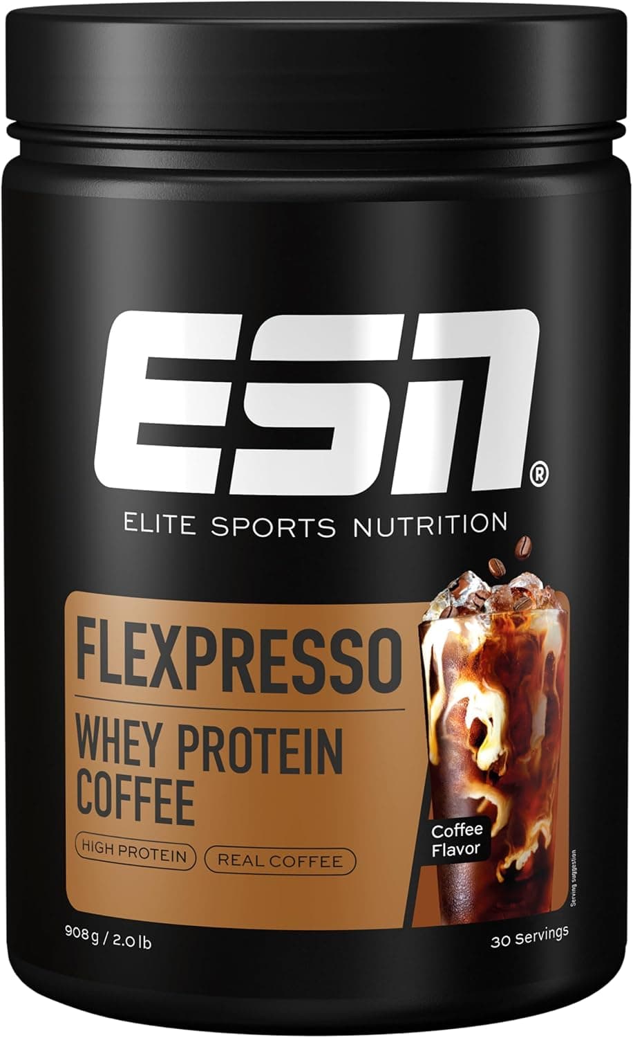 ESN Flexpresso Protein Coffee, café, 908 g