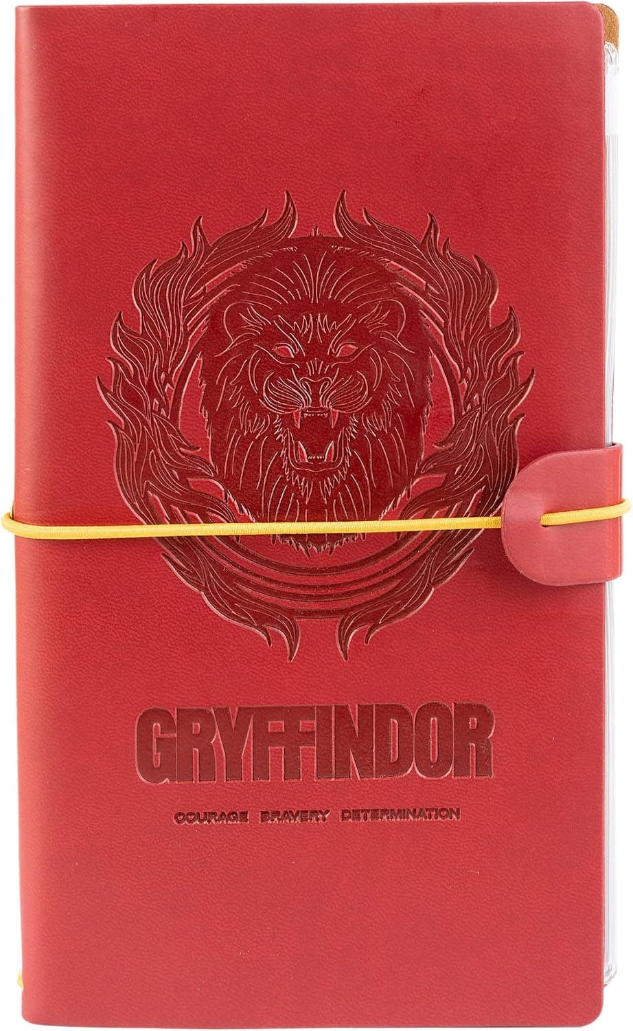 Grupo Erik CTBV017 - Ensemble Carnet de Voyage Harry Potter Gryffondor - Carnet de Notes 2 en 1 - Notebook Simili Cuir