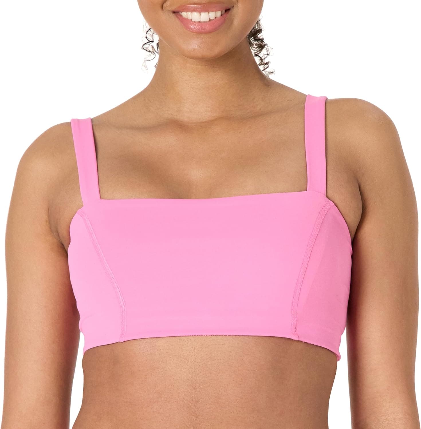 Amazon Essentials Femme Soutien-Gorge de Sport Forme Bandeau Active FormFlex, Bretelles Réglables, Ultra Doux, Soutien Léger