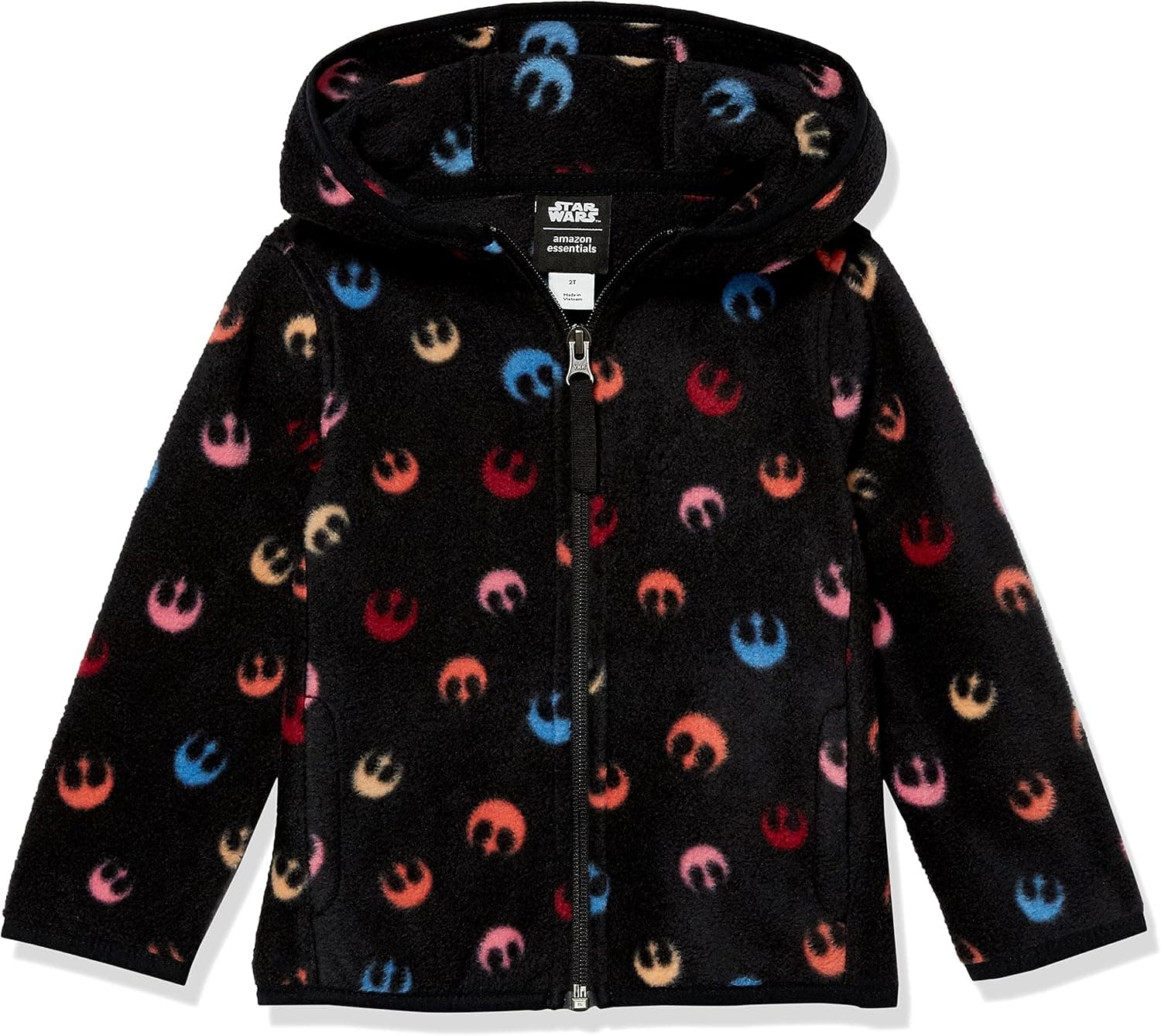 Amazon Essentials Garçon Vestes à Capuche en Polaire avec Fermeture éclair intégrale