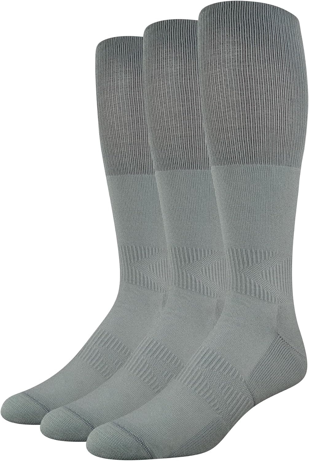 Amazon Essentials Homme Chaussettes de Football, Coupe Athlétique Au-Dessus du Mollet avec Zones Épaisses et Soutien de la Voûte Plantaire