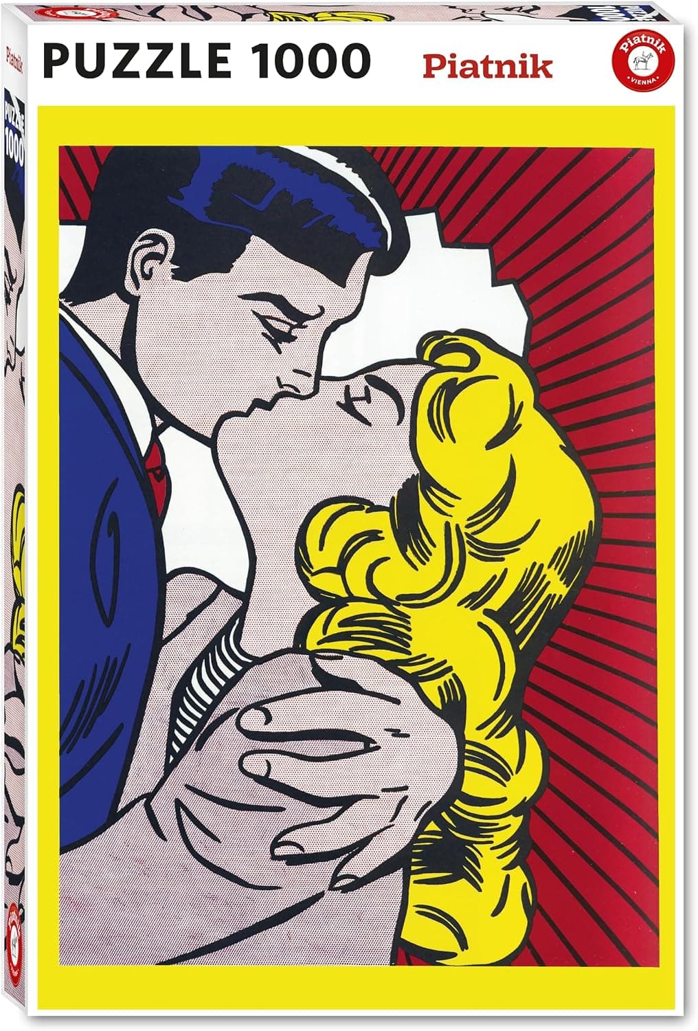 Piatnik Puzzle Lichtenstein - Kiss III - 1000 pièces