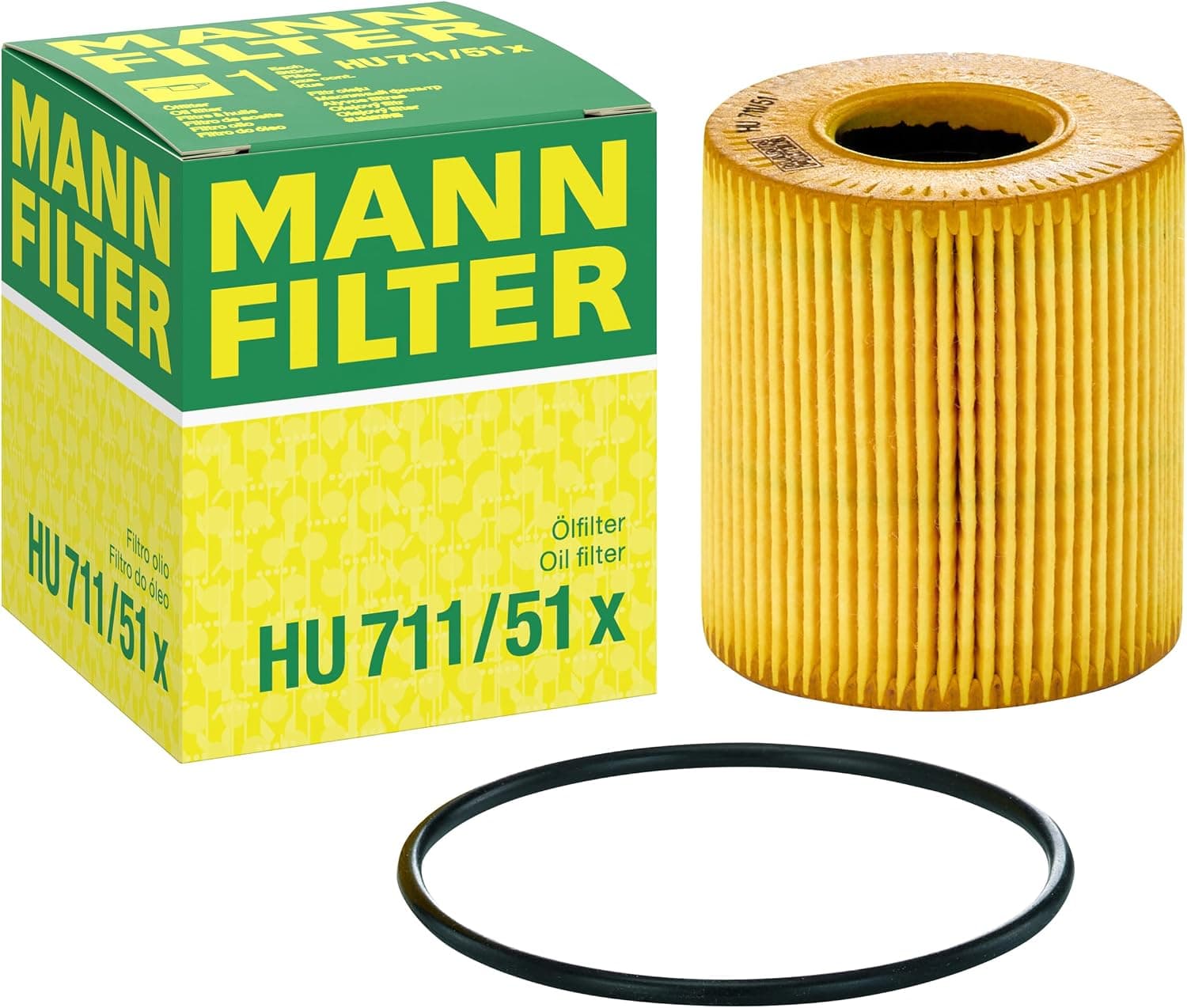 MANN-FILTER HU 711/51 x Filtre à huile - pour Véhicule de tourisme + utilitaires