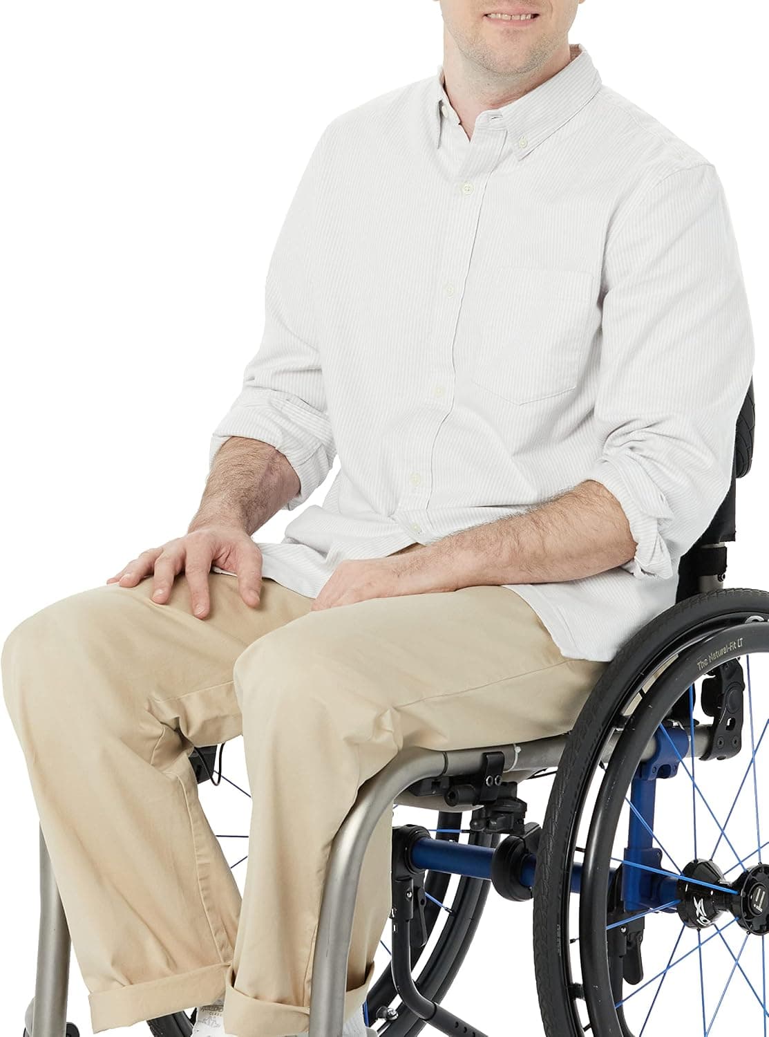 Amazon Essentials Homme Chemise en Tissu Oxford Extensible à Manches Longues avec Poche, Coupe cintrée