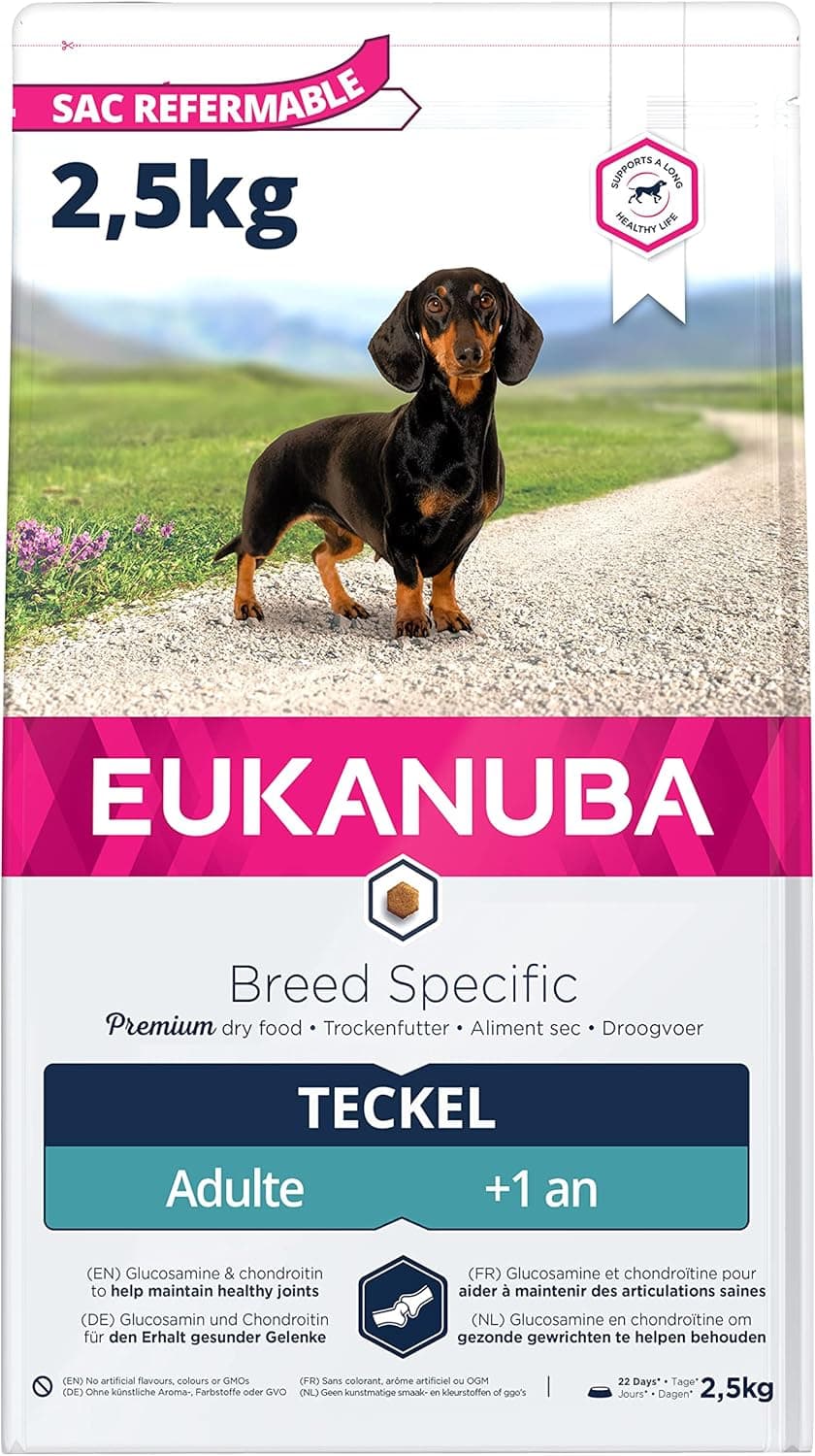 EUKANUBA Teckel Adulte Poulet Croquettes 2,5 kg